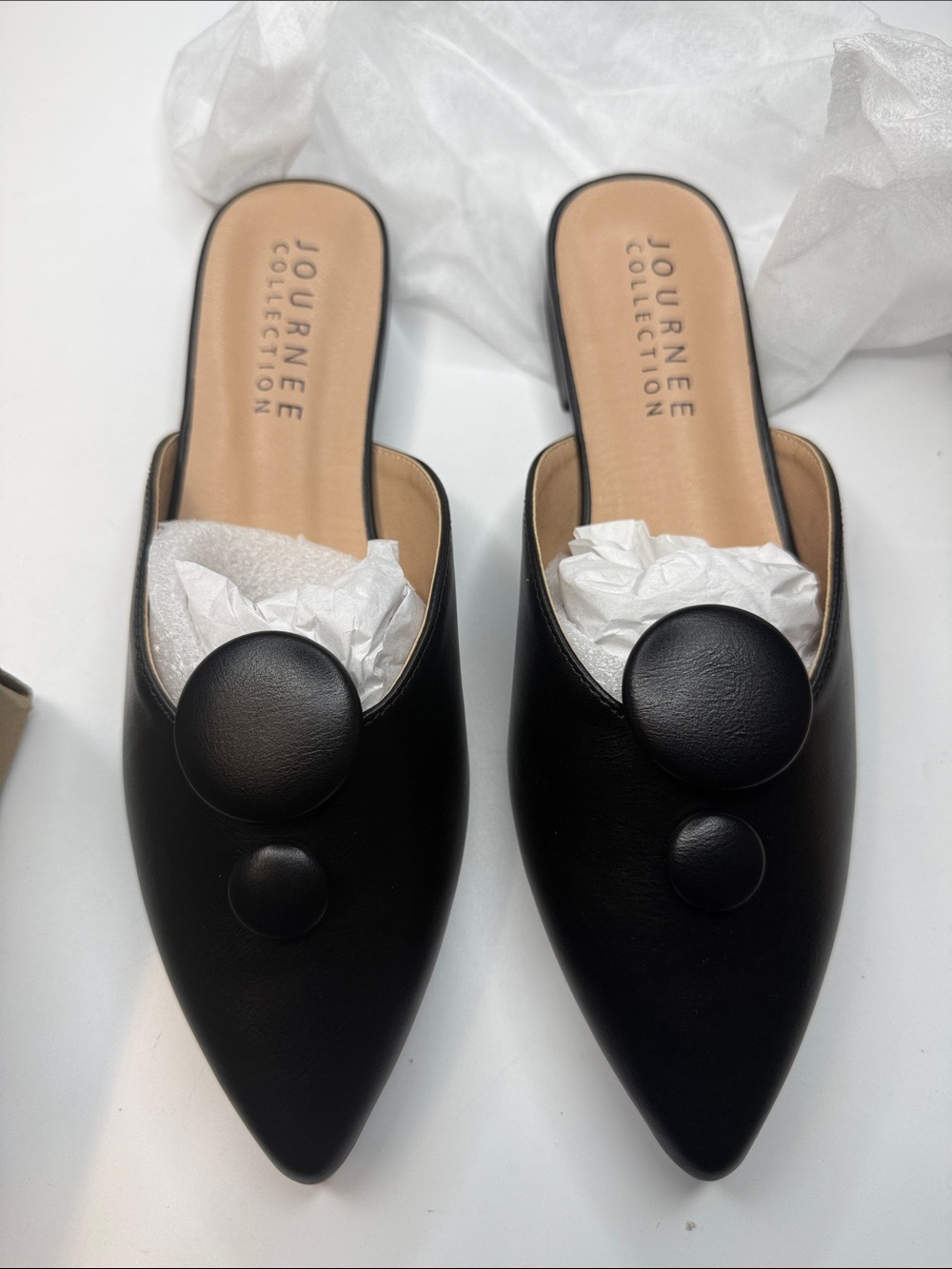 Journee Collection Women's Mallorie Slip On Mules Size 8.5 - Picture 5 of 7